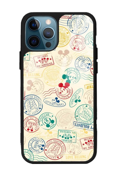 iPhone 13 Pro Mickey Stamp Tasarımlı Glossy Telefon Kılıfı