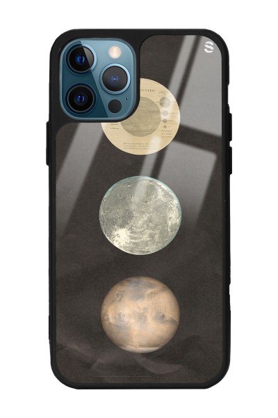 iPhone 13 Pro Night Moon Tasarımlı Glossy Telefon Kılıfı