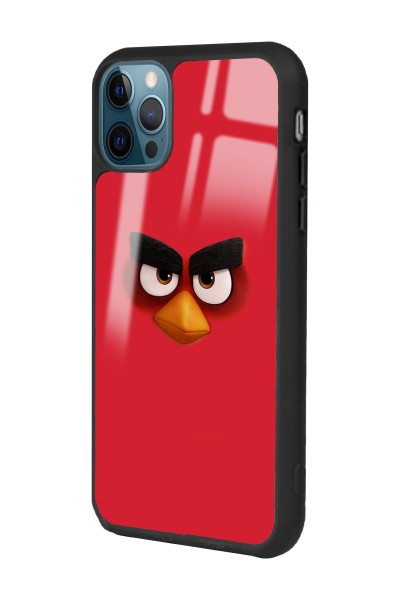 iPhone 13 Pro Red Angry Birds Tasarımlı Glossy Telefon Kılıfı