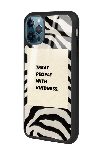 iPhone 13 Pro Zebra Motto Tasarımlı Glossy Telefon Kılıfı