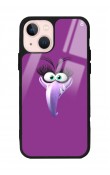 iPhone 13 Purple Angry Birds Tasarımlı Glossy Telefon Kılıfı