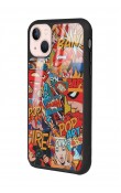 iPhone 13 Retro Comics Tasarımlı Glossy Telefon Kılıfı