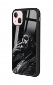 iPhone 13 Smoke Skull Tasarımlı Glossy Telefon Kılıfı