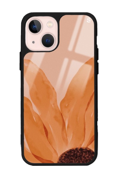 iPhone 13 Watercolor Sun Tasarımlı Glossy Telefon Kılıfı