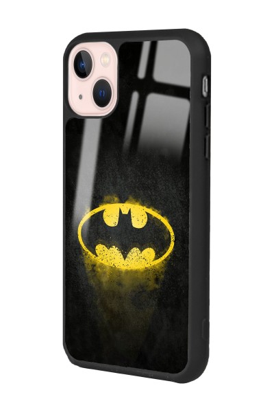 iPhone 13 Yellow Batman Tasarımlı Glossy Telefon Kılıfı