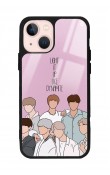 iPhone 14 BTS K-Pop Tasarımlı Glossy Telefon Kılıfı
