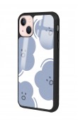 iPhone 14 Cloud Face Tasarımlı Glossy Telefon Kılıfı