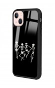 iPhone 14 Dancer Skeleton Tasarımlı Glossy Telefon Kılıfı