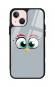 iPhone 14 Grey Angry Birds Tasarımlı Glossy Telefon Kılıfı