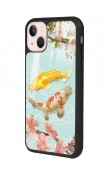 iPhone 14 Koi Balığı Tasarımlı Glossy Telefon Kılıfı