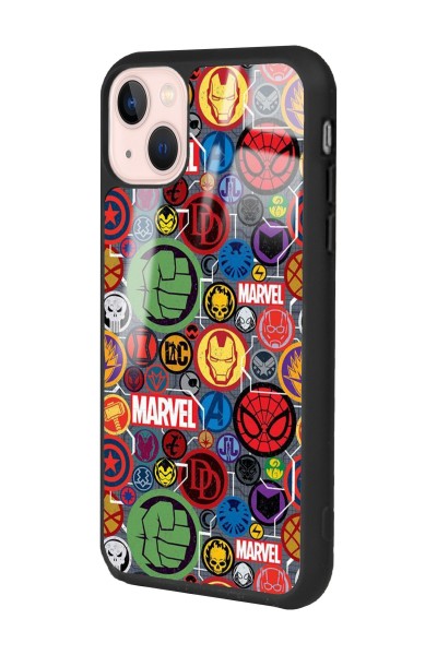 iPhone 14 Marvel Face Tasarımlı Glossy Telefon Kılıfı