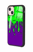 iPhone 14 Neon Damla Tasarımlı Glossy Telefon Kılıfı