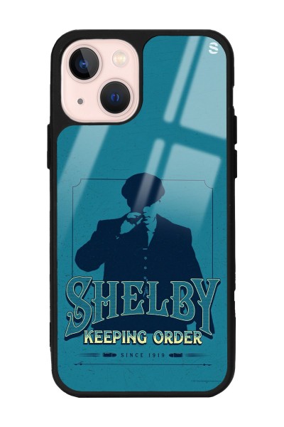 iPhone 14 Peaky Blinders Shelby Tasarımlı Glossy Telefon Kılıfı