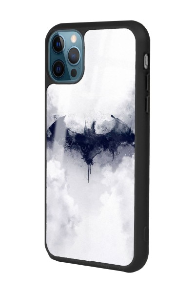 iPhone 14 Pro Beyaz Batman Tasarımlı Glossy Telefon Kılıfı