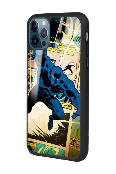 iPhone 14 Pro Black Panther Kara Panter Tasarımlı Glossy Telefon Kılıfı