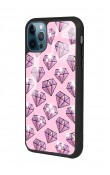iPhone 14 Pro Diamond Tasarımlı Glossy Telefon Kılıfı