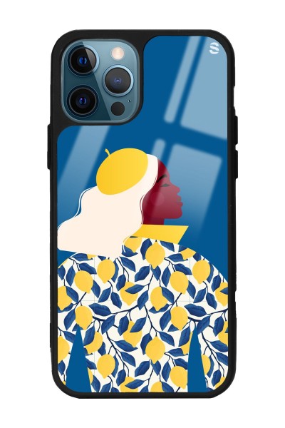 iPhone 14 Pro Lemon Woman Tasarımlı Glossy Telefon Kılıfı