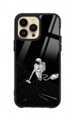 iPhone 14 Pro Max Astronot Tatiana Tasarımlı Glossy Telefon Kılıfı