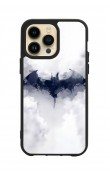 iPhone 14 Pro Max Beyaz Batman Tasarımlı Glossy Telefon Kılıfı
