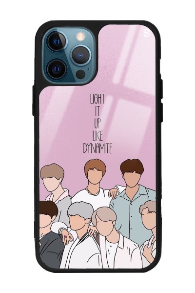 iPhone 14 Pro Max BTS K-Pop Tasarımlı Glossy Telefon Kılıfı