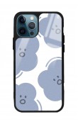 iPhone 14 Pro Max Cloud Face Tasarımlı Glossy Telefon Kılıfı