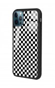 iPhone 14 Pro Max Damalı Tasarımlı Glossy Telefon Kılıfı
