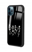 iPhone 14 Pro Max Dancer Skeleton Tasarımlı Glossy Telefon Kılıfı