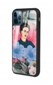 iPhone 14 Pro Max Flowers Frida Kahlo Tasarımlı Glossy Telefon Kılıfı
