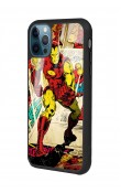 iPhone 14 Pro Max iron Man Demir Adam Tasarımlı Glossy Telefon Kılıfı