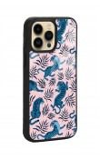 iPhone 14 Pro Max Mavi Kaplan Tasarımlı Glossy Telefon Kılıfı