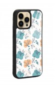 iPhone 14 Pro Max Minik Yapraklar Tasarımlı Glossy Telefon Kılıfı