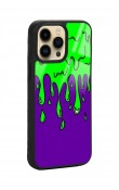 iPhone 14 Pro Max Neon Damla Tasarımlı Glossy Telefon Kılıfı