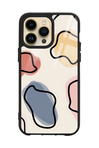 iPhone 14 Pro Max Nude Milky Tasarımlı Glossy Telefon Kılıfı