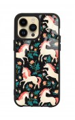 iPhone 14 Pro Max Unicorn Desenli Tasarımlı Glossy Telefon Kılıfı