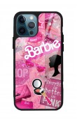 iPhone 14 Pro Max  Uyumlu Barbie Make-Up Tasarımlı Glossy Telefon Kılıfı