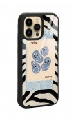 iPhone 14 Pro Max Zebra Emoji Tasarımlı Glossy Telefon Kılıfı