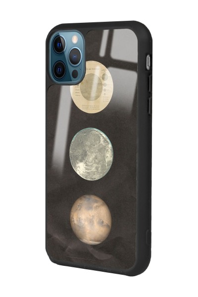 iPhone 14 Pro Night Moon Tasarımlı Glossy Telefon Kılıfı