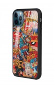 iPhone 14 Pro Retro Comics Tasarımlı Glossy Telefon Kılıfı