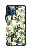 iPhone 14 Pro Tukan Kuşu Tasarımlı Glossy Telefon Kılıfı
