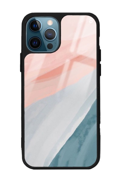 iPhone 14 Pro Watercolor Tasarımlı Glossy Telefon Kılıfı