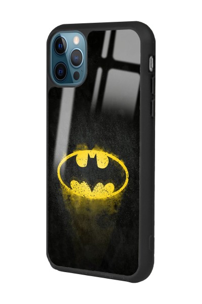 iPhone 14 Pro Yellow Batman Tasarımlı Glossy Telefon Kılıfı