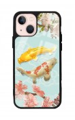 iPhone 15 Koi Balığı Tasarımlı Glossy Telefon Kılıfı