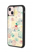 iPhone 15 Mickey Stamp Tasarımlı Glossy Telefon Kılıfı