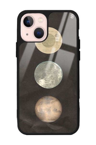 iPhone 15 Night Moon Tasarımlı Glossy Telefon Kılıfı