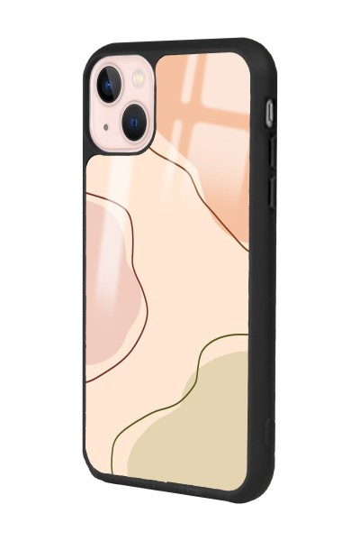 iPhone 15 Nude Colors Tasarımlı Glossy Telefon Kılıfı