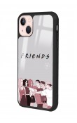 iPhone 15 Plus Doodle Friends Tasarımlı Glossy Telefon Kılıfı