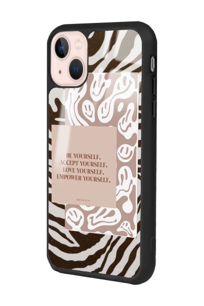 iPhone 15 Plus Emoji Zebra Tasarımlı Glossy Telefon Kılıfı