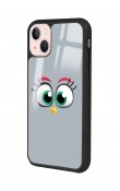 iPhone 15 Plus Grey Angry Birds Tasarımlı Glossy Telefon Kılıfı