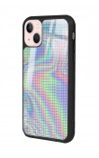 iPhone 15 Plus Neon Dama Tasarımlı Glossy Telefon Kılıfı