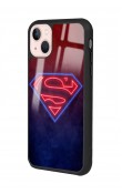 iPhone 15 Plus Neon Superman Tasarımlı Glossy Telefon Kılıfı